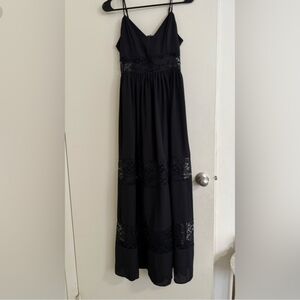 Guess Black Lace Midi Skirt
